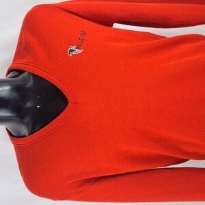 Vintage Atlanta Falcons NFL Official red LRG v-neck casual pullover sweater